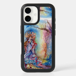 LADY OF LAKE / Magic and Mystery Pink Blue Fantasy iPhone 16 Case