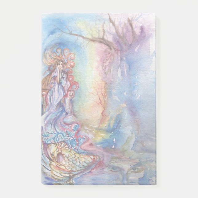 LADY OF LAKE  / Magic and Mystery Post-it Notes (Front)