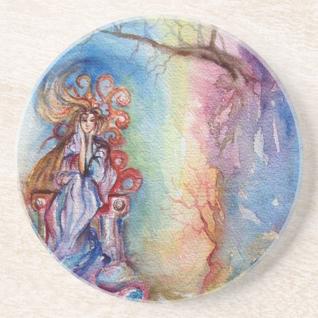LADY OF LAKE  / Magic and Mystery Sandstone Coaster (Front)
