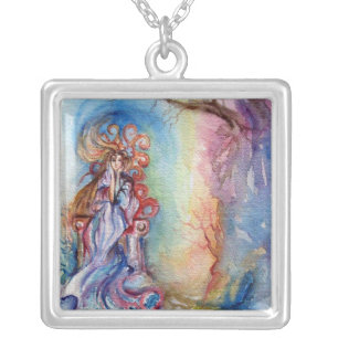 LADY OF LAKE / Magic and Mystery Silver Plated Necklace