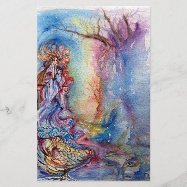 LADY OF LAKE , Magic and Mystery Stationery (Front)