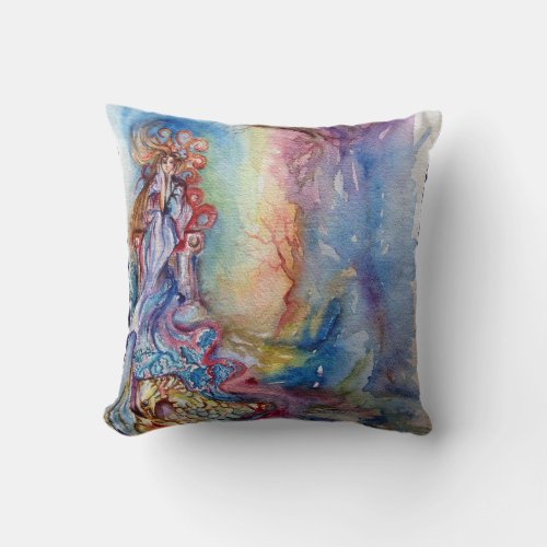 LADY OF LAKE  Magic and Mystery Throw Pillow