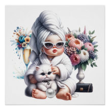 Lady of Leisure Wall Decor