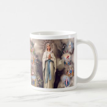Lady Of Lourdes Coffee Mug by Xuxario at Zazzle