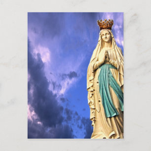 Lady of Lourdes Postcard