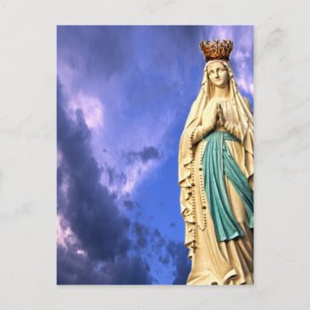 Lady Of Lourdes Postcard by shanesimages at Zazzle
