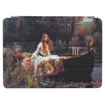 Lady Of Shallot Boat Jw Waterhouse Romantic Art Ipad Air Cover by Then_Is_Now at Zazzle