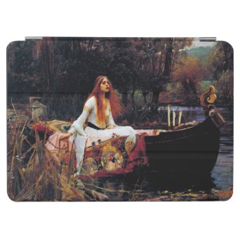 Lady Of Shallot Boat Jw Waterhouse Romantic Art Ipad Air Cover by Then_Is_Now at Zazzle