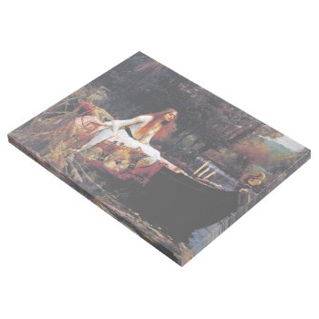 Lady Of Shallot On Boat J.w. Waterhouse Fine Art by Then_Is_Now at Zazzle