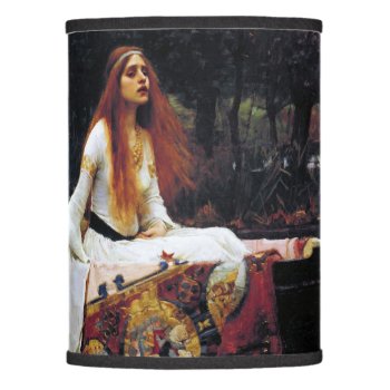 Lady Of Shallot On Boat Jw Waterhouse Fine Art Lamp Shade by Then_Is_Now at Zazzle