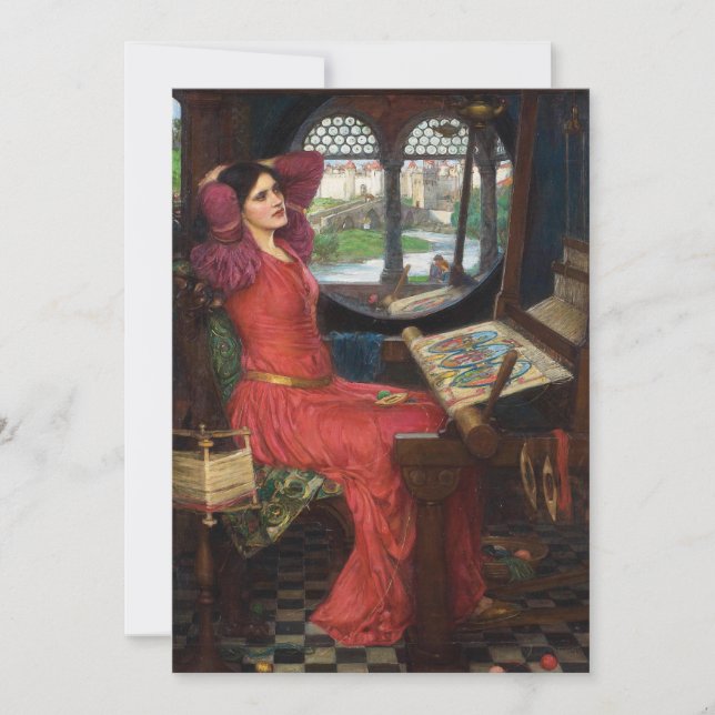 Lady of Shalott | John William Waterhouse Card (Front)