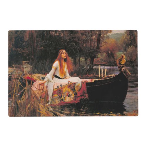 Lady of Shalott John William Waterhouse Placemat