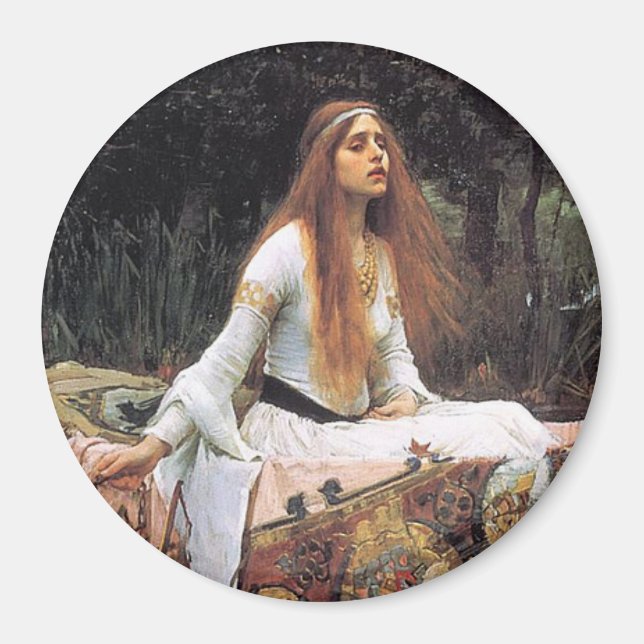 Lady of Shalott Magnet (Front)