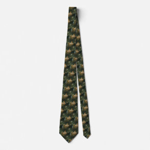 Lady of Shalott On Boat by John William Waterhouse Tie
