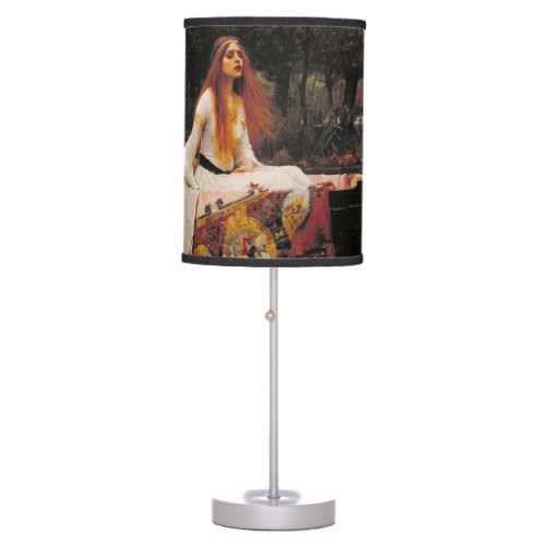 Lady of Shalott Waterhouse Table Lamp
