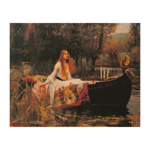 Lady of Shalott Waterhouse Wood Wall Art