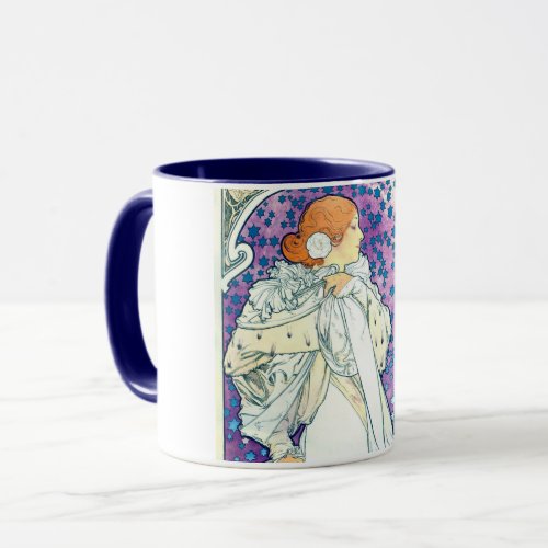 Lady of the Camelias Alphonse Mucha Mug