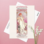 Lady of the Camellias Alphonse Mucha Postcard