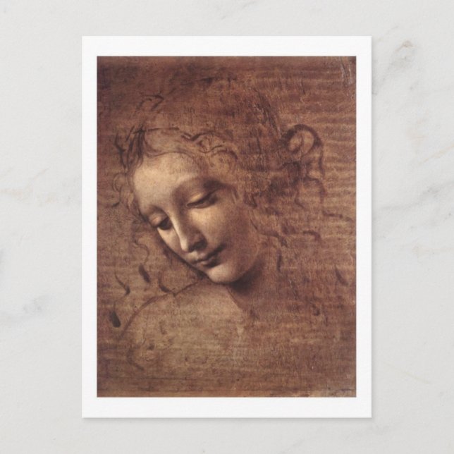 Lady of the Dishevelled Hair Postcard (Front)