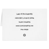 Lady of the Dragonfly (Back Horizontal)