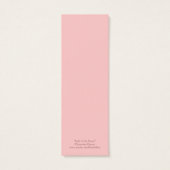 Lady of the Forest Bookmark (Back)