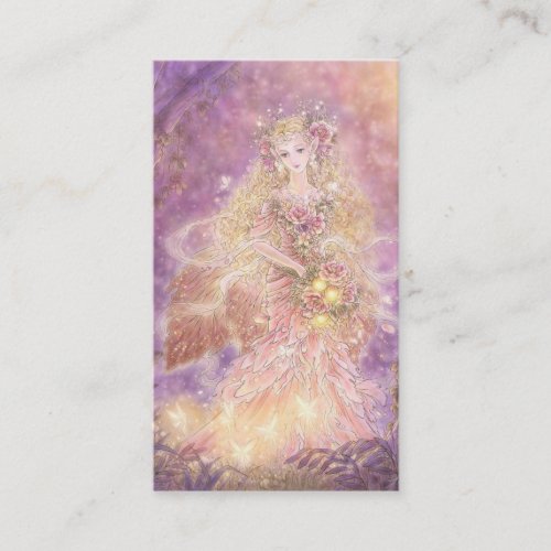 Lady of the Forest Fantasy Art Business Card