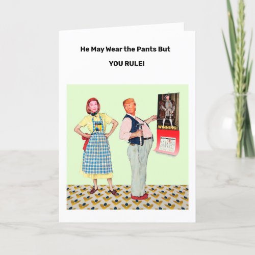 Lady of the House Birthday Card