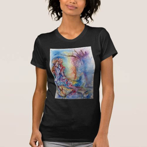 LADY OF THE LAKE Arthurian Legends Watercolor  T_Shirt
