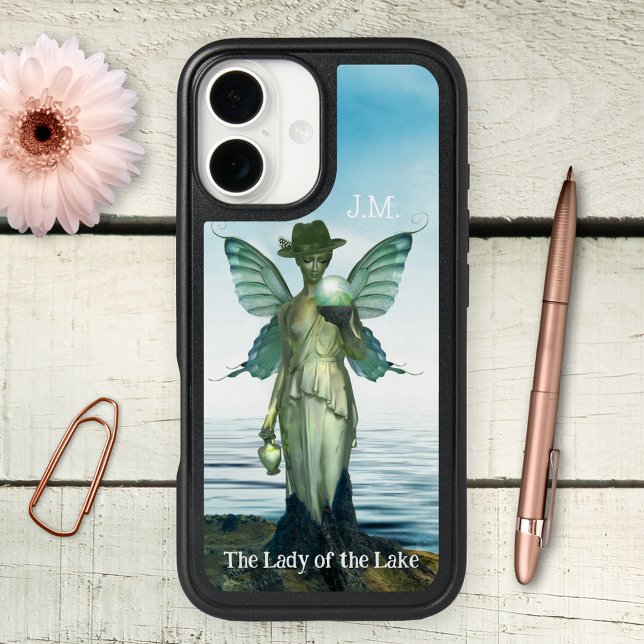 Lady of the Lake Fantasy Legend Phone Case (Phone case featuring a artistic representation of the Lady of the Lake and the Avalon traditions)