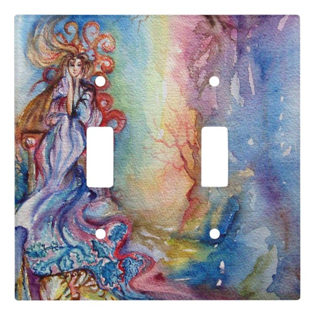 LADY OF THE LAKE Magic and Mystery Light Switch Cover (Front)