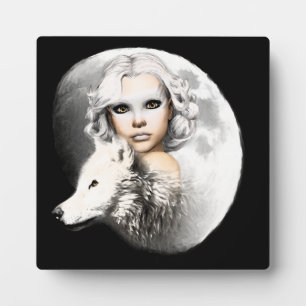 Lady of the Moon Plaque