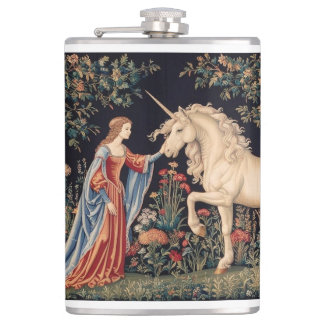 Lady of the Unicorn Flask