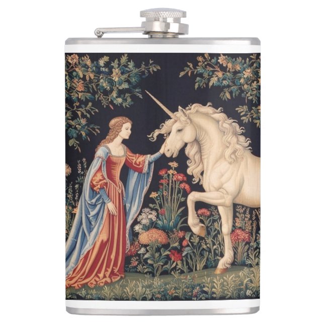 Lady of the Unicorn Flask (Front)