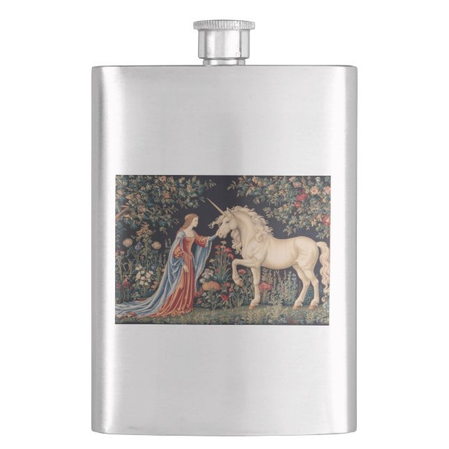 Lady of the Unicorn Flask (Front)