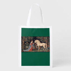Lady of the Unicorn in a Garden Grocery Bag