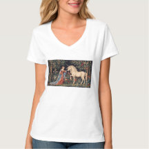 Lady of the Unicorn in a Garden