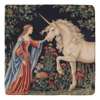 Lady of the Unicorn Trivet
