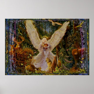 Lady Of The Woods Poster