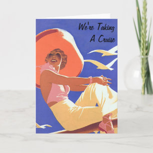 Lady On a Cruise Card