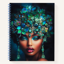 Lady Opal Spiral Notebook