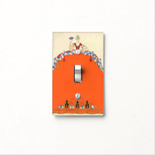 LADY ORANGE FASHION COSTUME DESIGNER MAKEUP ARTIST LIGHT SWITCH COVER
