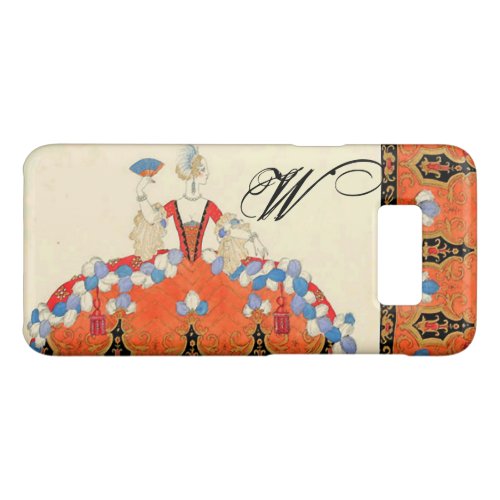 LADY ORANGE FASHION COSTUME DESIGNER MONOGRAM Case_Mate SAMSUNG GALAXY S8 CASE