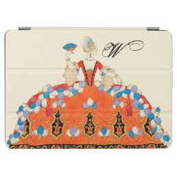 LADY ORANGE FASHION COSTUME DESIGNER MONOGRAM iPad AIR COVER