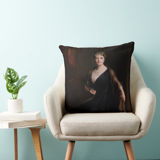 Lady Orr-Lewis by Philip Alexius de László Throw Pillow (Chair)