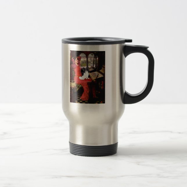 Lady - Papillon 1 Travel Mug (Right)