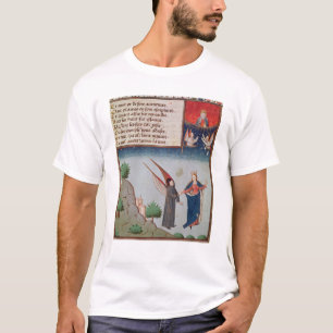 Lady Philosophy leads Boethius in flight T-Shirt