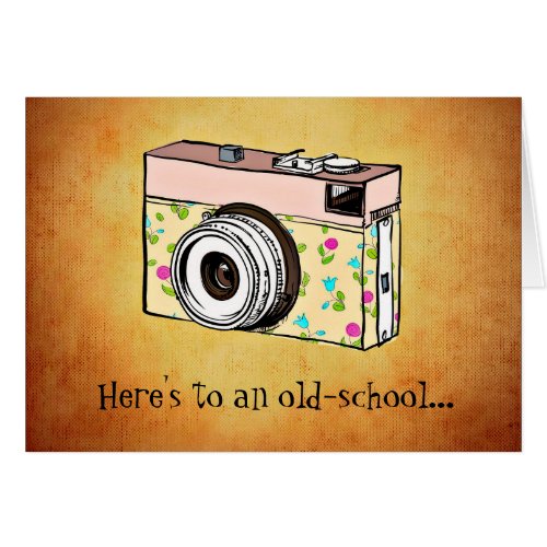 Lady Photographer Camera Picture Birthday Card