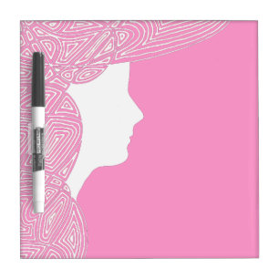 Lady Pink Dry-Erase Board