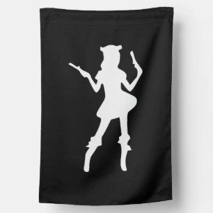 lady pirate house flag