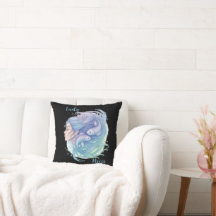 Lady Pisces Cushion – Spiritual Art for Your Home